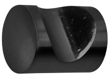 Knott sylinder 19 mm svart - 2 stk.